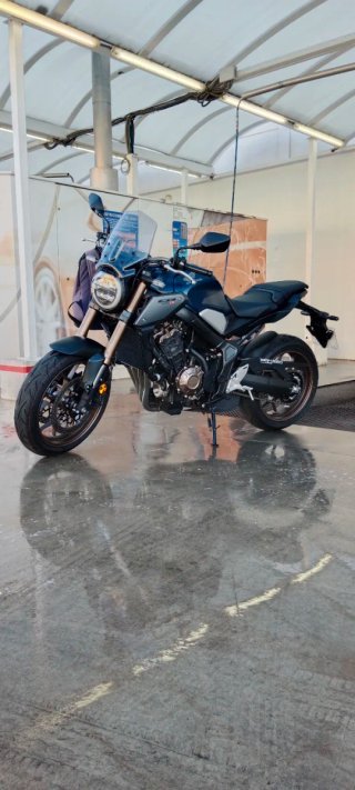 Honda CB650R Azul/Plata