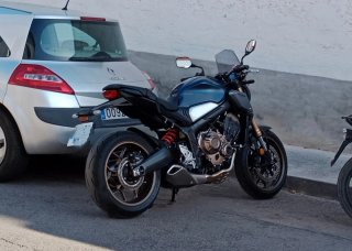 Honda CB650R Azul/Plata