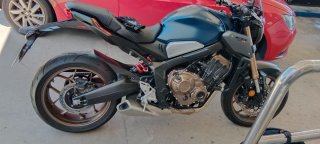 Honda CB650R Azul/Plata