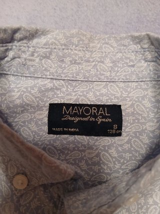 Camisa Mayoral Talla 8 Estampada