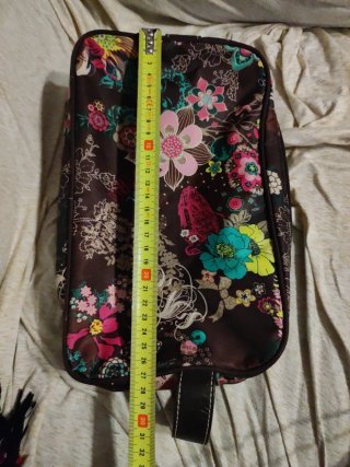 Neceser Oilily floral marrón multicolor