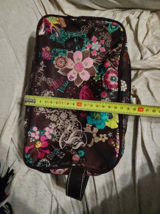 Neceser Oilily floral marrón multicolor