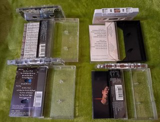 4 casettes: S. WONDER - L. REED- E.GRANT- B.JOEL