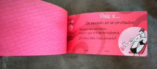 Talonario Romántico La Vie en Rouge (33 vales)