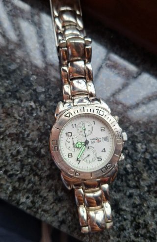 Orologio Uomo Sector Cronografo Argento Bianco