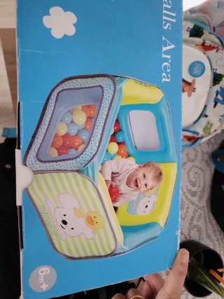 Piscina de Bolas Inflable para Bebé