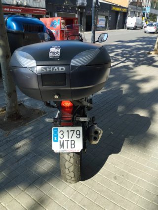 Honda NX 500 Adventure Negra/Roja