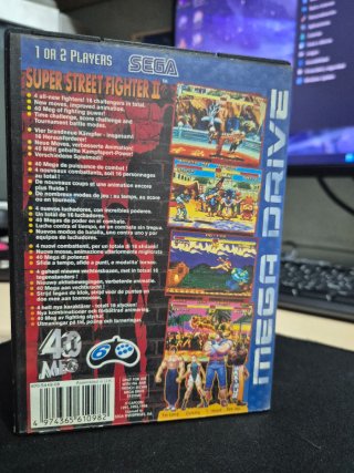 Street Fighter II SEGA Mega Drive  SIN MANUAL