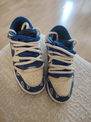 Nike Bambas Beige y Azul