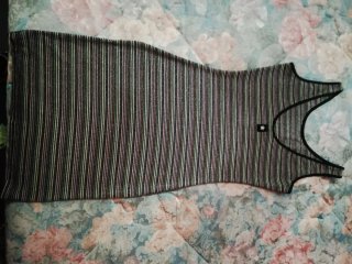 Abito a righe elasticizzato