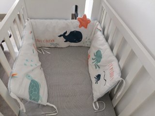 Cuna Aloha convertible en cama, con colecho