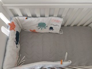 Cuna Aloha convertible en cama, con colecho