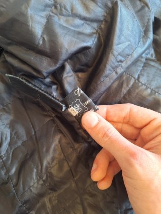 Giacca Pelle Vintage JOHN AND SON'S Nera