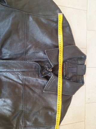 Giacca Pelle Vintage JOHN AND SON'S Nera