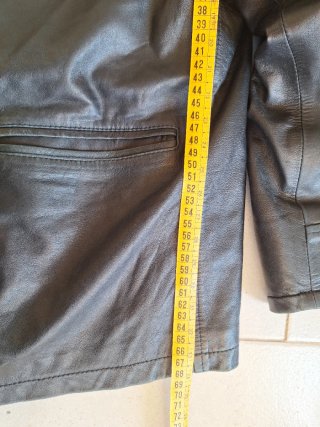 Giacca Pelle Vintage JOHN AND SON'S Nera