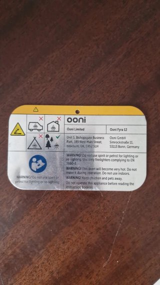 Ooni Fyra 12 Horno para Pizza