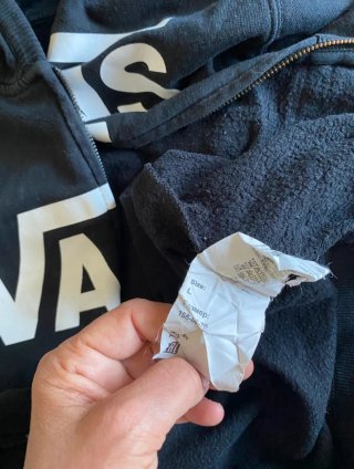 Sudadera Vans Negra Niñ@