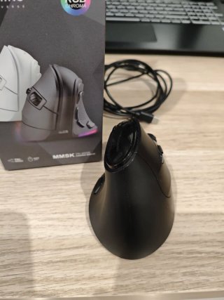 Ratón Ergonómico Inalámbrico Negro