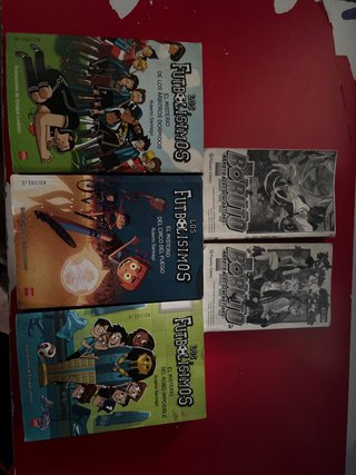 Libros Futbolisimos 1,5,8 Mangas boruto 1,2