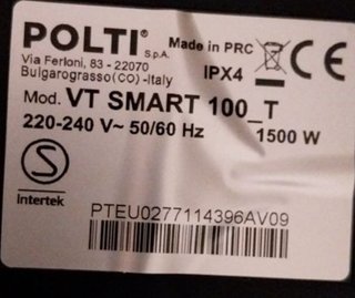 Polti Vaporetto Smart 100_T Limpiador a Vapor