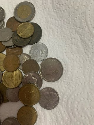 Lote de monedas de diferentes países
