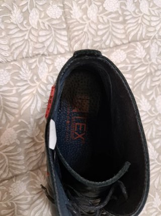 Botines JTex Piel Negra Tacón 39