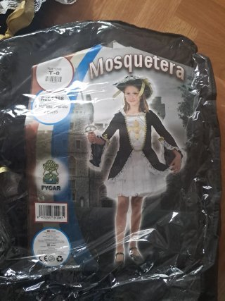 Disfraz Mosquetera Infantil T-8