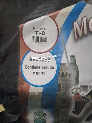Disfraz Mosquetera Infantil T-8