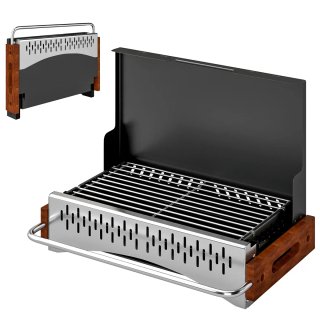 Barbacoa Carbón Plegable Portátil