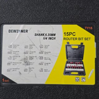 DEWINNER Fresadora DE-T321PRO + Set Brocas