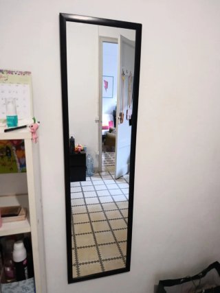 Espejo de pared negro