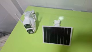 Ctronics Cámara Vigilancia Solar DOBLE LENTE.