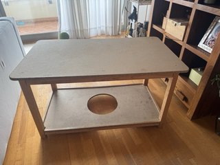 Mesa camilla 120x70cm, 100cm alto