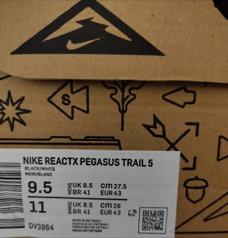 Nike Pegasus Trail 5 .Talla 43