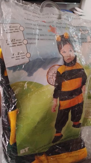 Disfraz Abeja Talla Infantil 1-2 años