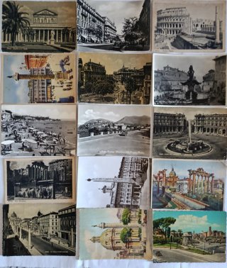 Cartoline d'epoca Roma e Italia