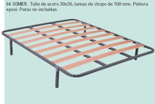 Colchón + base tapizada +regalo almohada pack lote