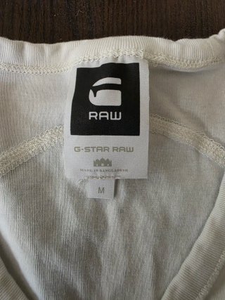 Camiseta G-Star Raw Blanca Talla S