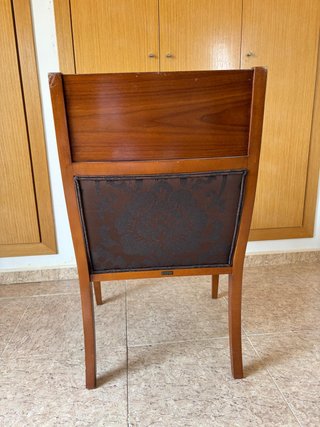 Sillón Hurtado madera tapizado