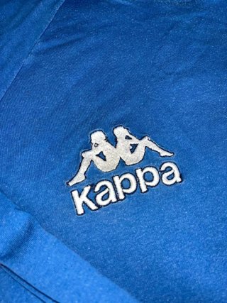Sudadera Kappa Manga Larga Azul