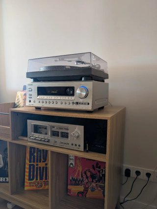 Mueble para almacenaje de vinilos y Equipos HiFi