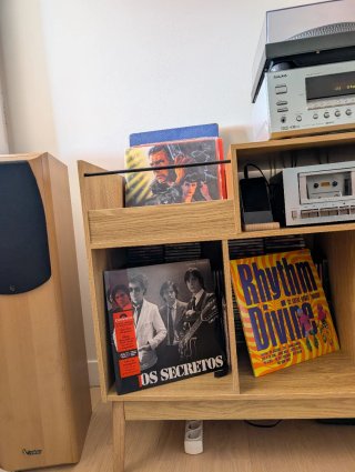 Mueble para almacenaje de vinilos y Equipos HiFi