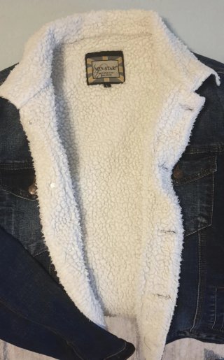 Cazadora Vaquera Forrada Hombre Talla L