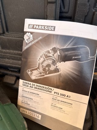 Sierra de inmersión Parkside PTS 500 A1