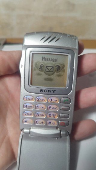 Sony CMD-Z7 Cellulare Flip Grigio Argento