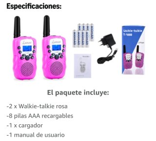 Walkie Talkies T-388 (2 unidades)