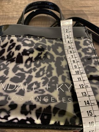Mini borsa Kendall + Kylie leopardata