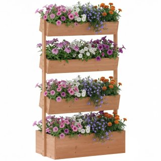 Jardinera Madera 4 Niveles
