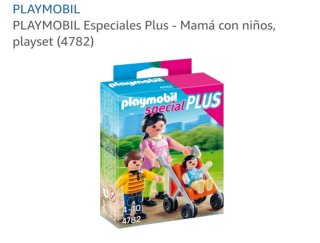 Playmobil Mamá con Niños y Carrito 4782