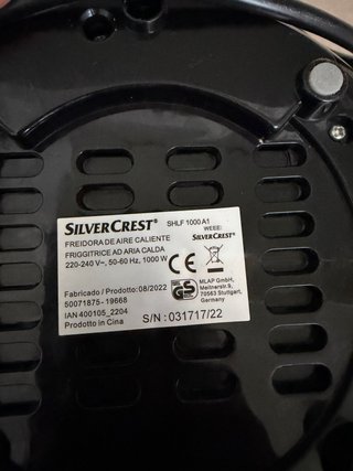 Freidora de aire Silvercrest